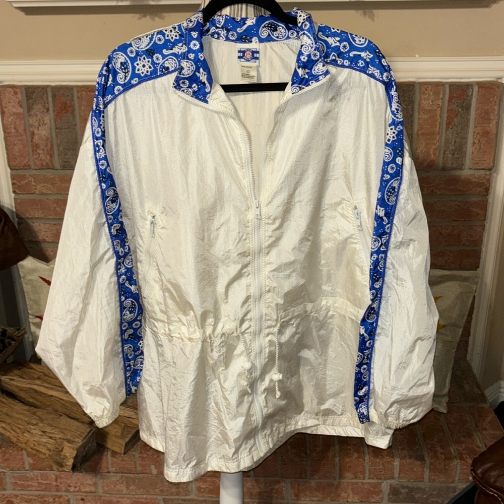 Pro Spirit | Vintage 80/90’s Windbreaker Paisley Jacket | Women Size: Large